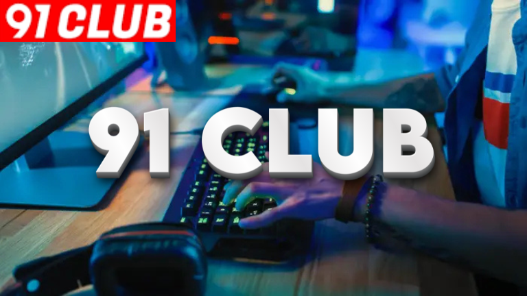 Colorful user interface of 91 Club