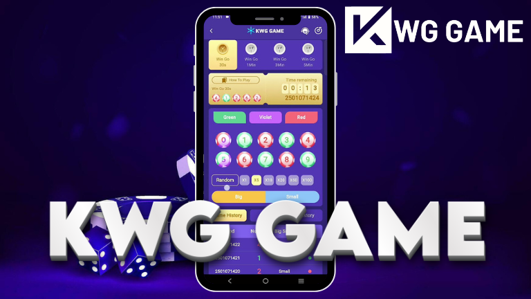 lottery app on a smartphone