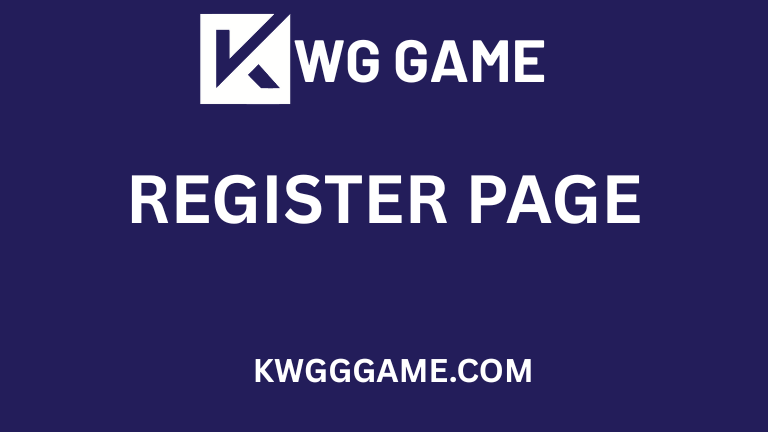 KWG GAME REGISTER PAGE